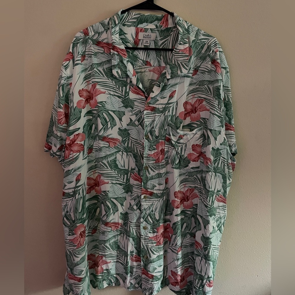 Men’s Big and Tall Hawaiian Button Downs